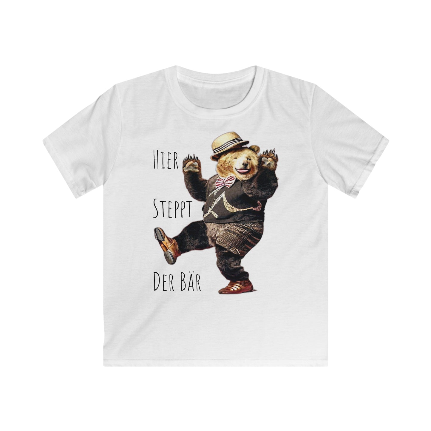 Hier steppt der Bär - Kids T-Shirt (Unisex)