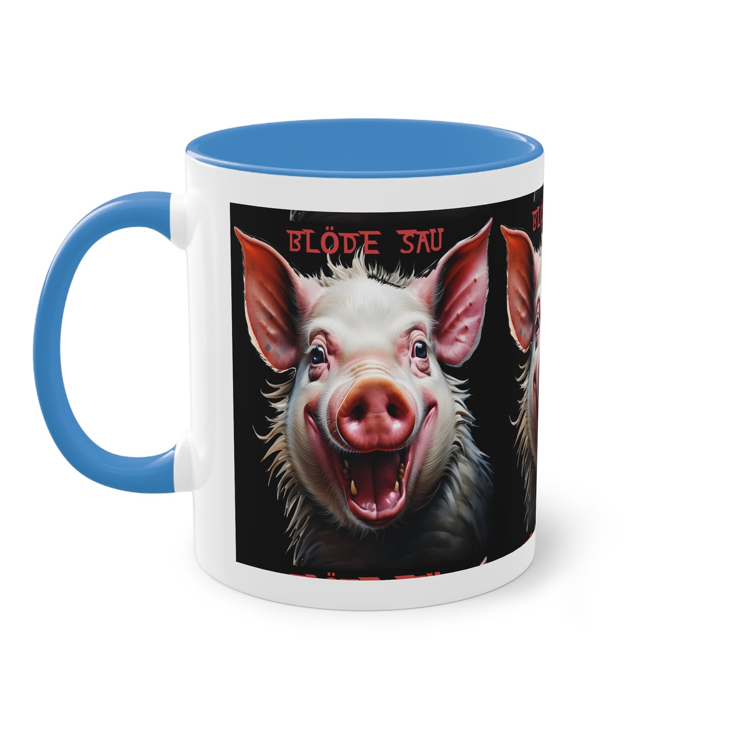 Bloede Sau - Keramiktasse