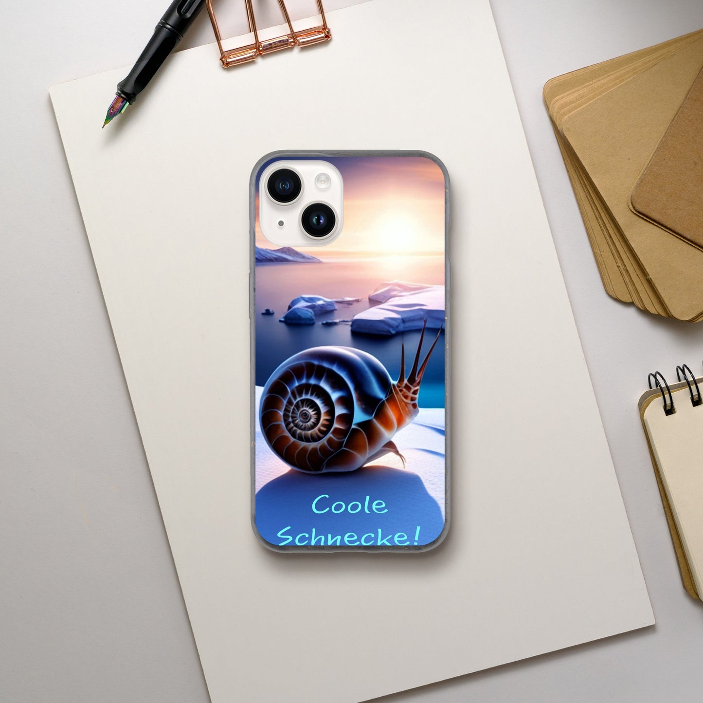 Cool Snail (Brown) - Phone Case