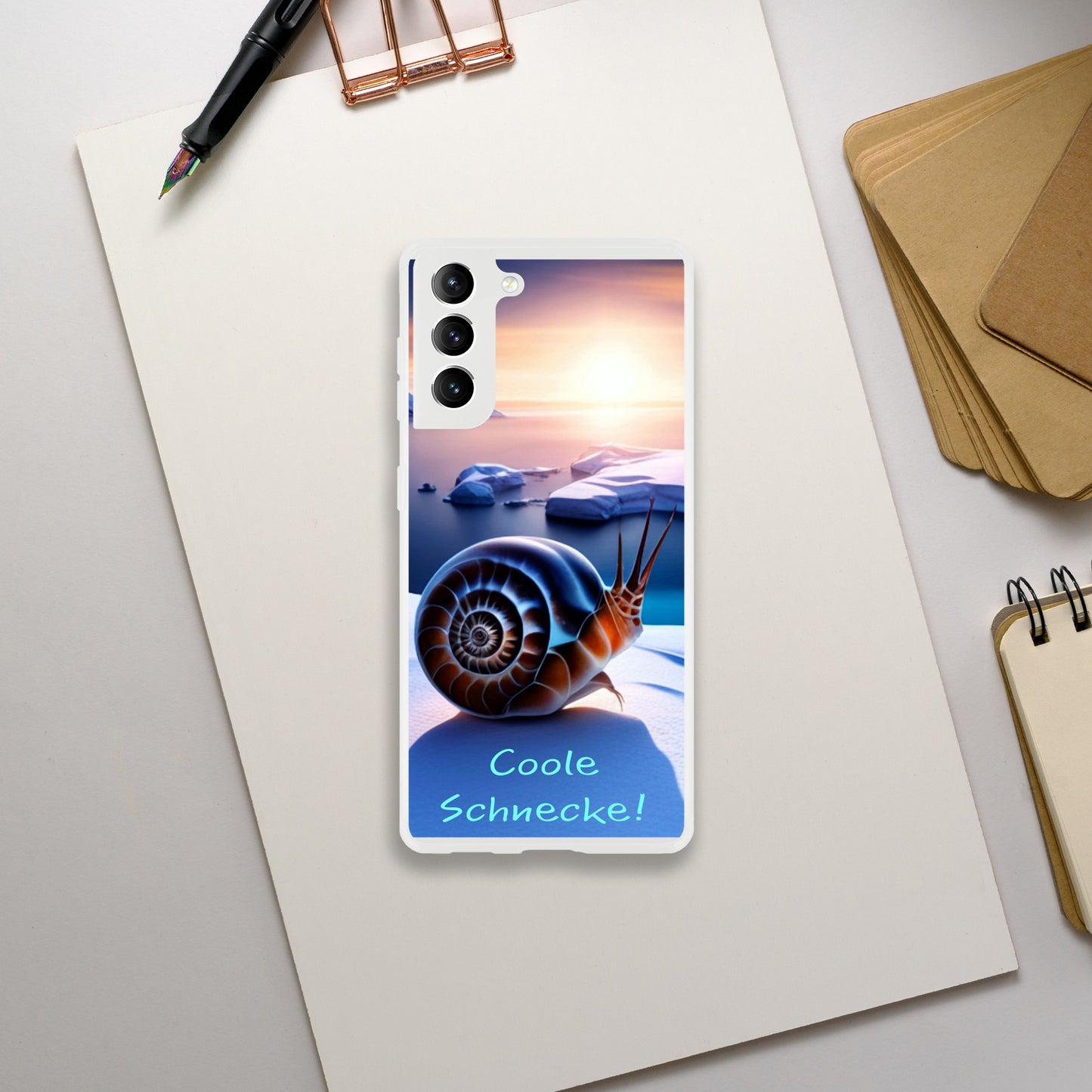 Cool Snail (Brown) - Phone Case