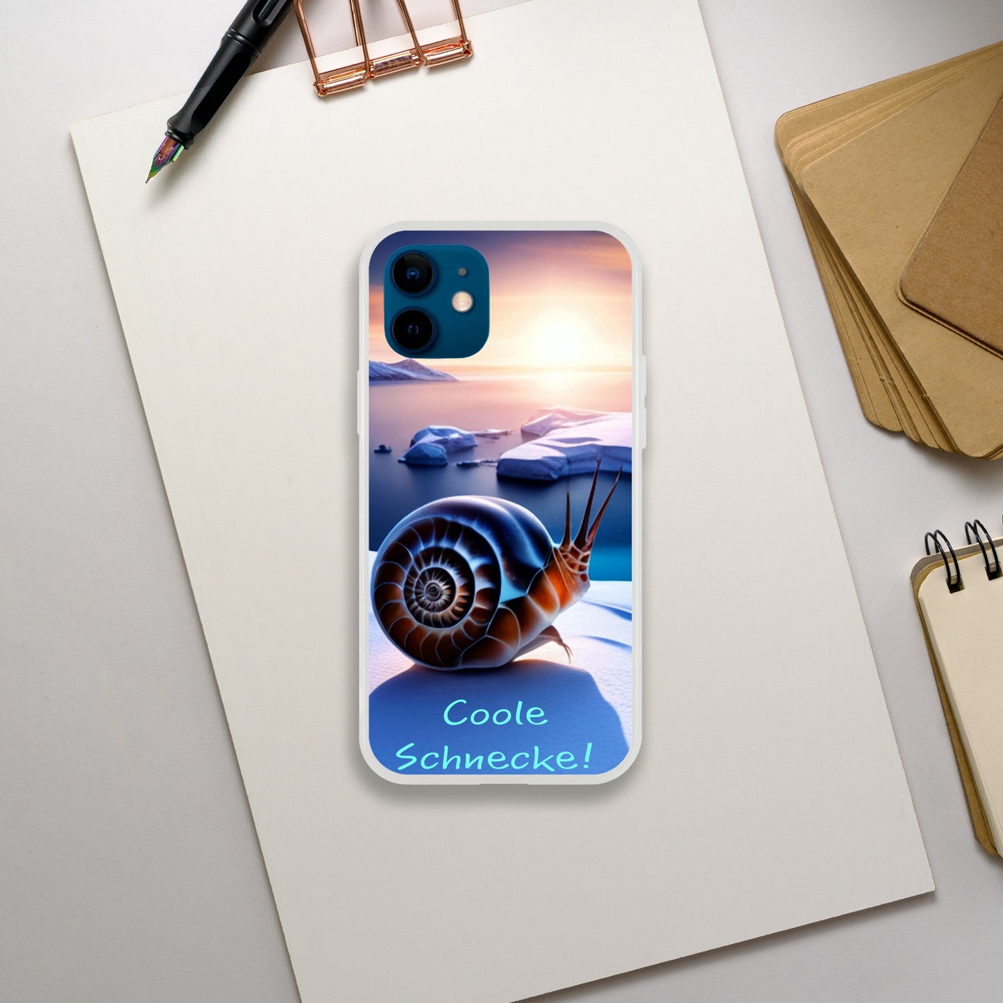 Cool Snail (Brown) - Phone Case