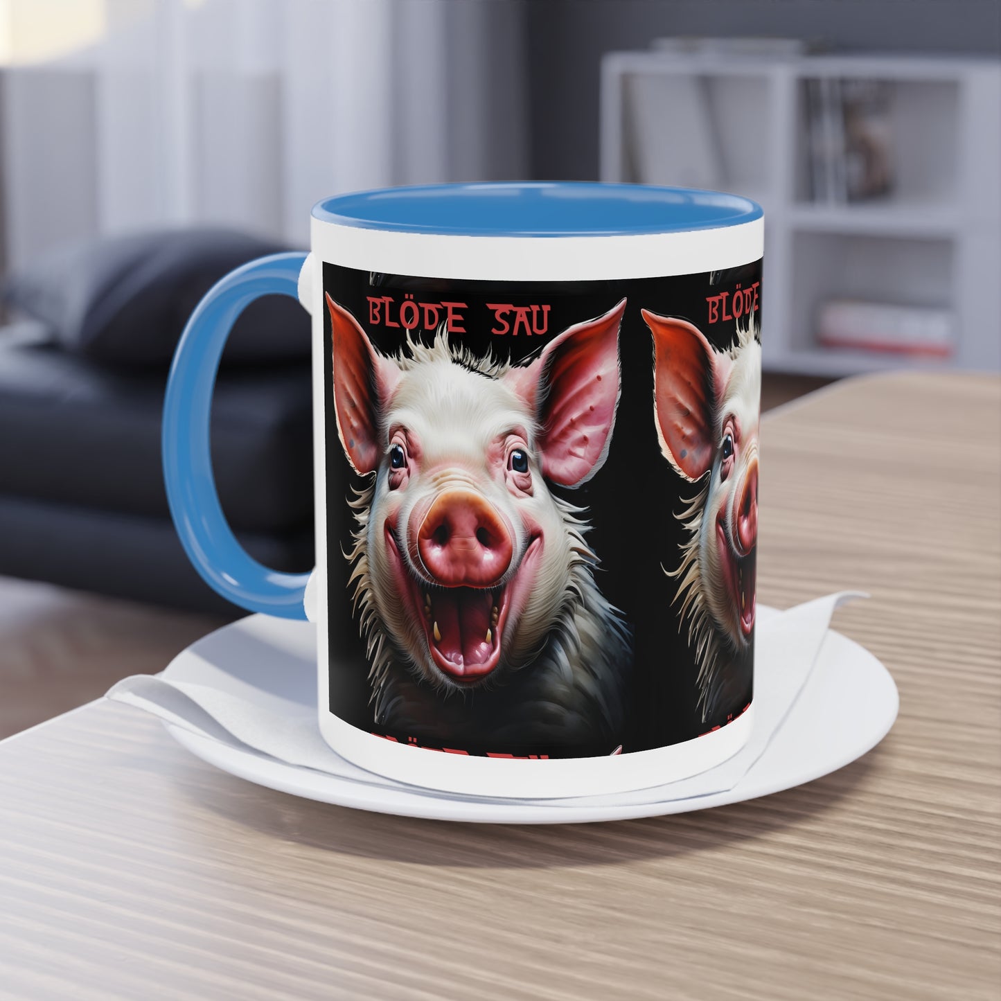 Bloede Sau - Keramiktasse