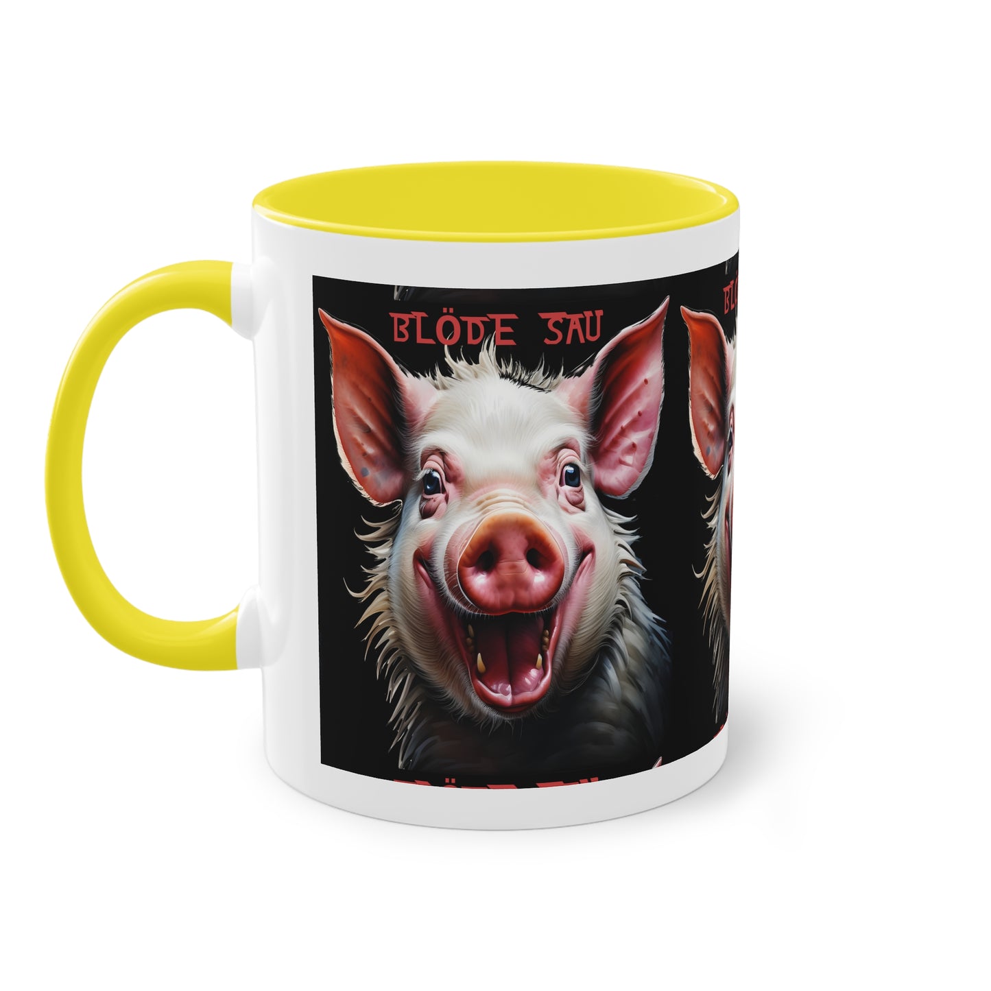 Bloede Sau - Keramiktasse