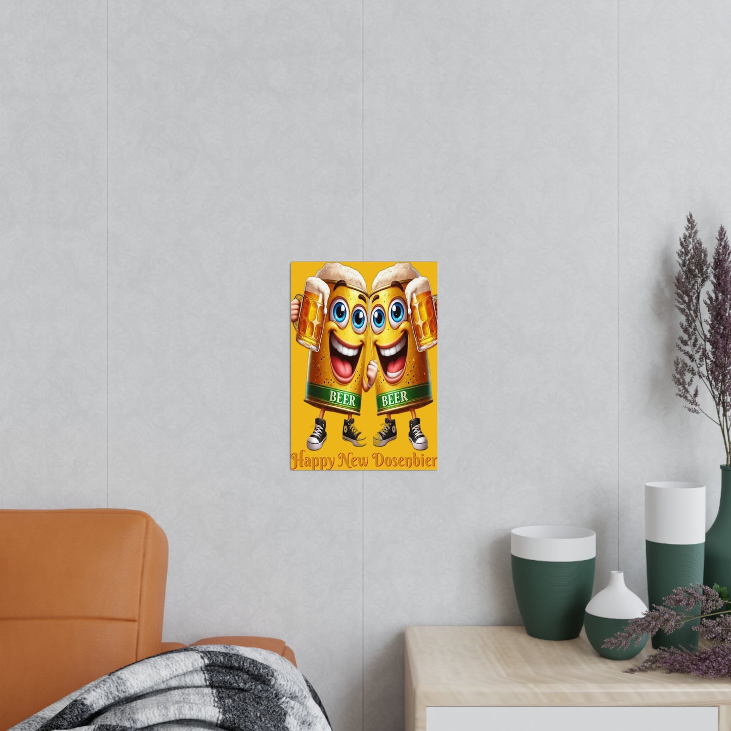 Happy New (Dosen-) Bier - Poster