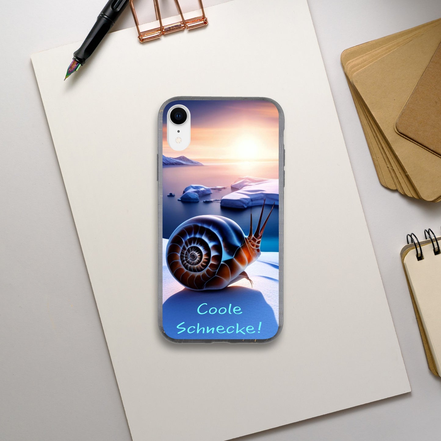 Cool Snail (Brown) - Phone Case