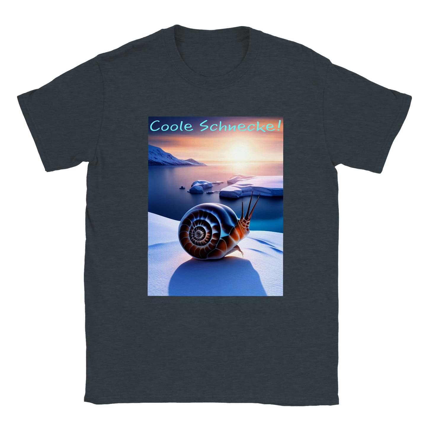 Cool Snail (Brown) - T-shirt (Unisex)