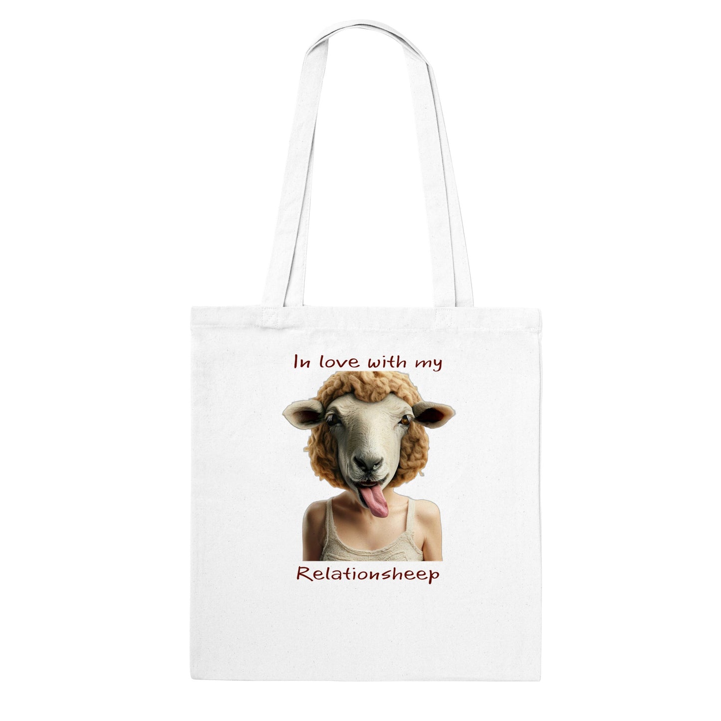 In love with my relationsheep - tote bag
