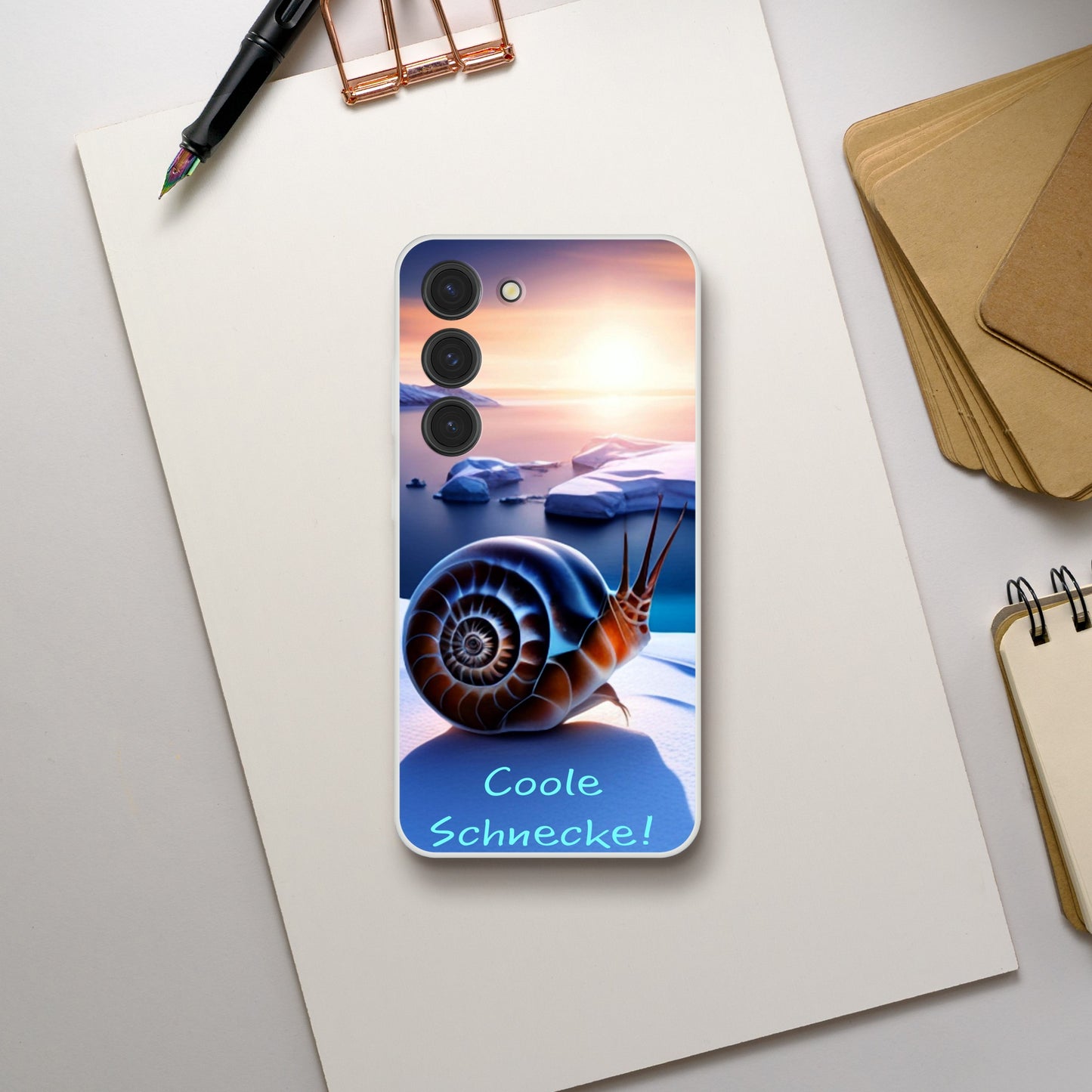 Cool Snail (Brown) - Phone Case