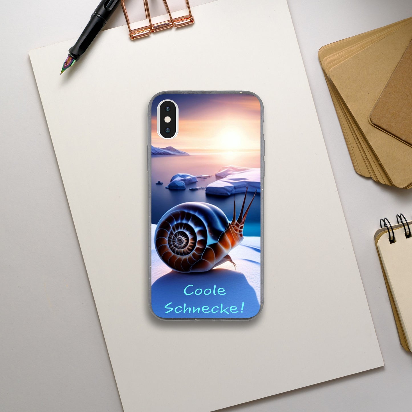Cool Snail (Brown) - Phone Case