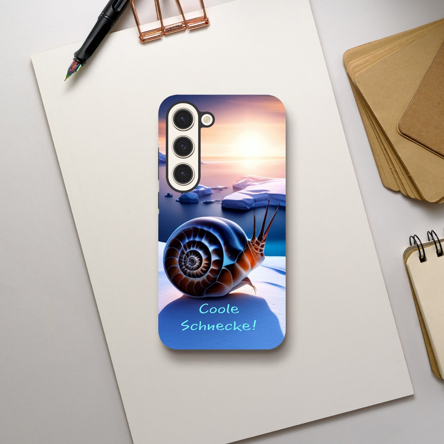 Cool Snail (Brown) - Phone Case