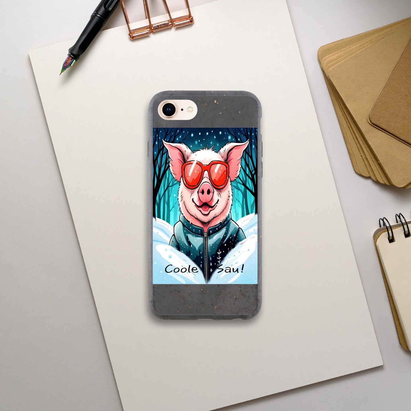 Cool Pig (Red Glasses) - Mobile Phone Cases