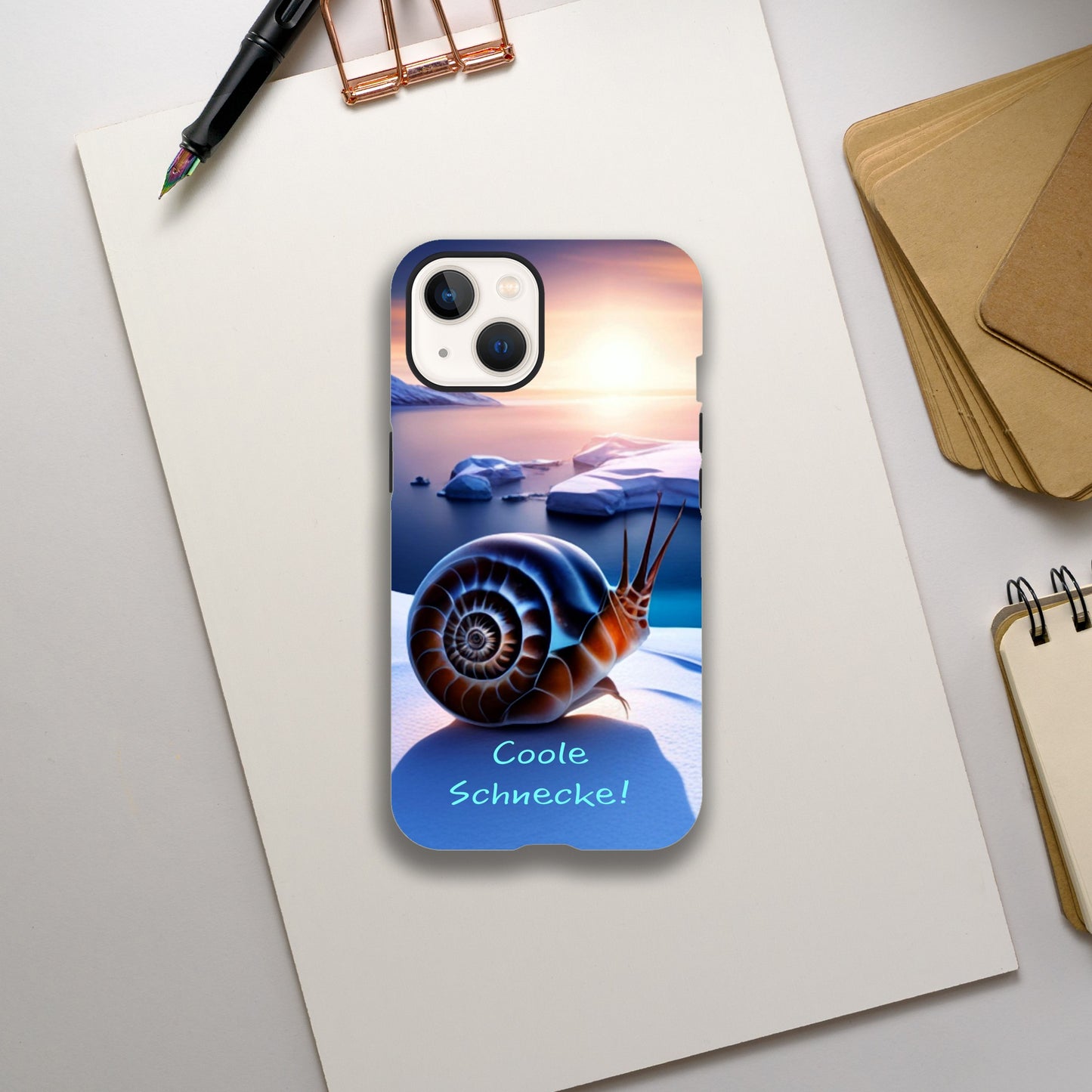 Cool Snail (Brown) - Phone Case