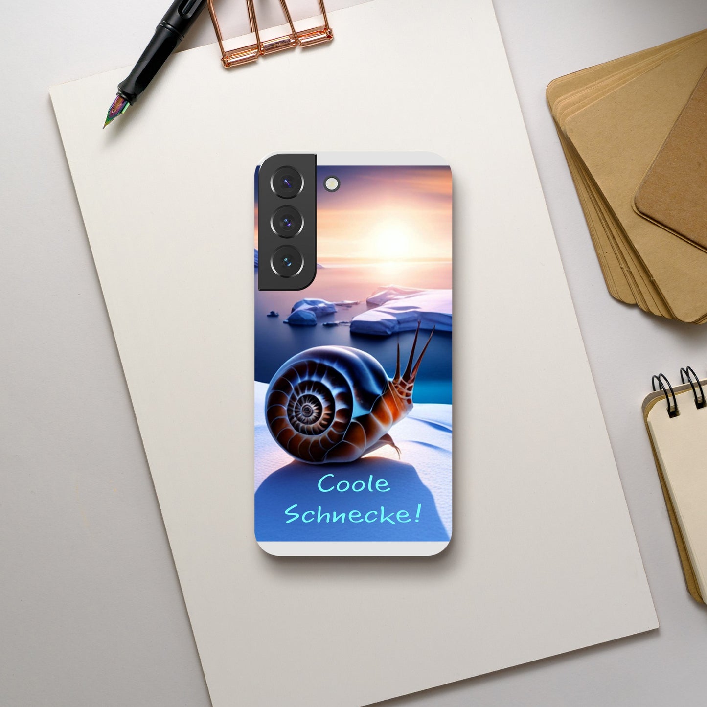 Cool Snail (Brown) - Phone Case