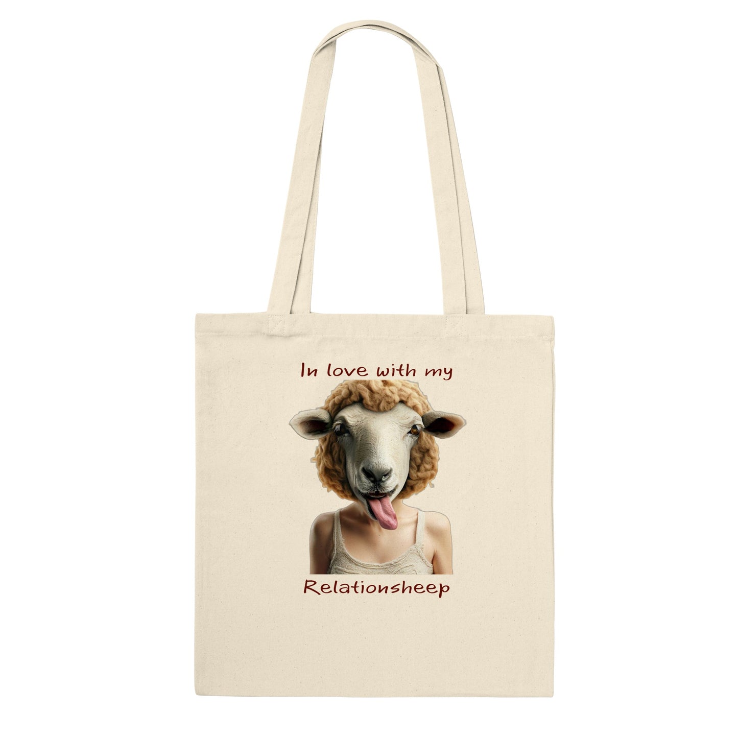 In love with my relationsheep - tote bag