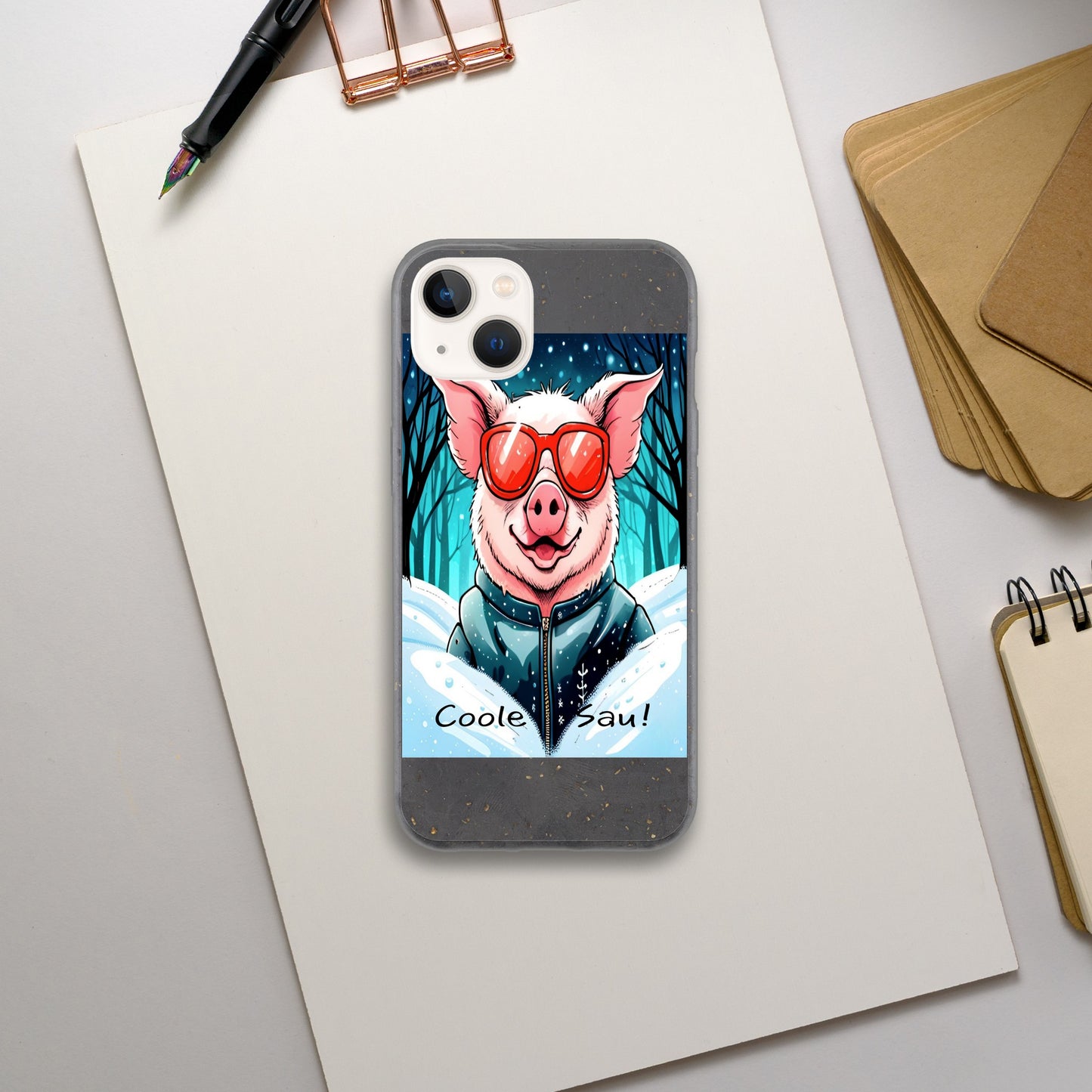 Cool Pig (Red Glasses) - Mobile Phone Cases