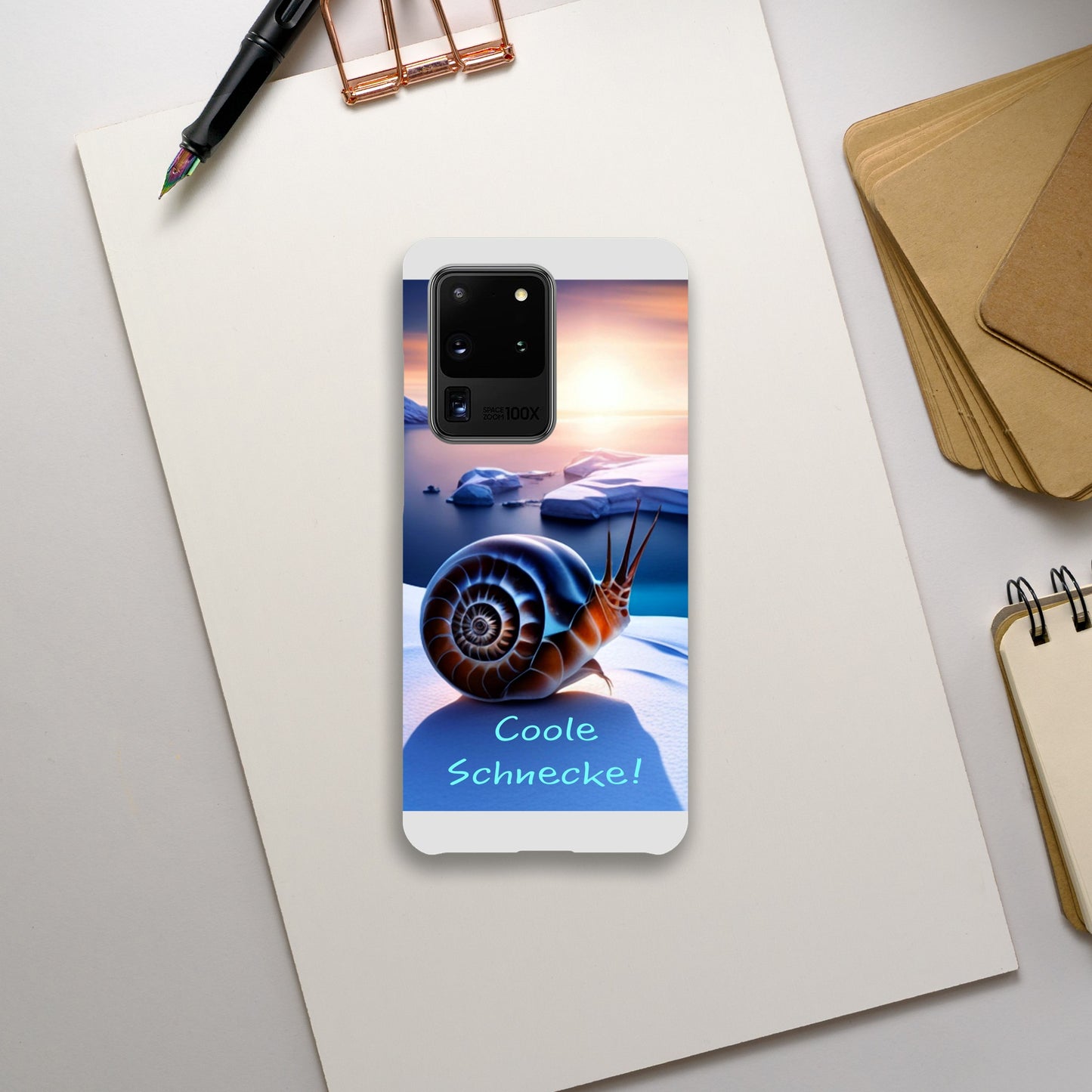 Cool Snail (Brown) - Phone Case