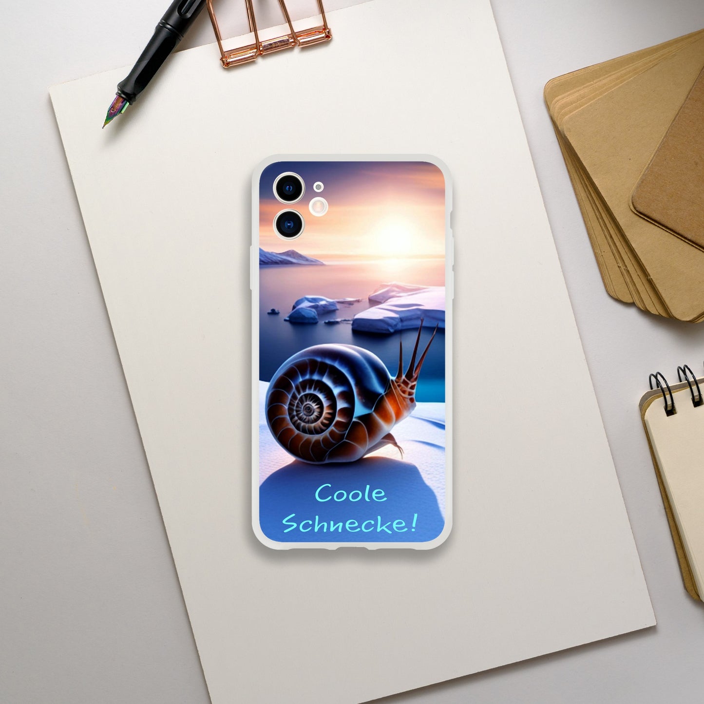Cool Snail (Brown) - Phone Case