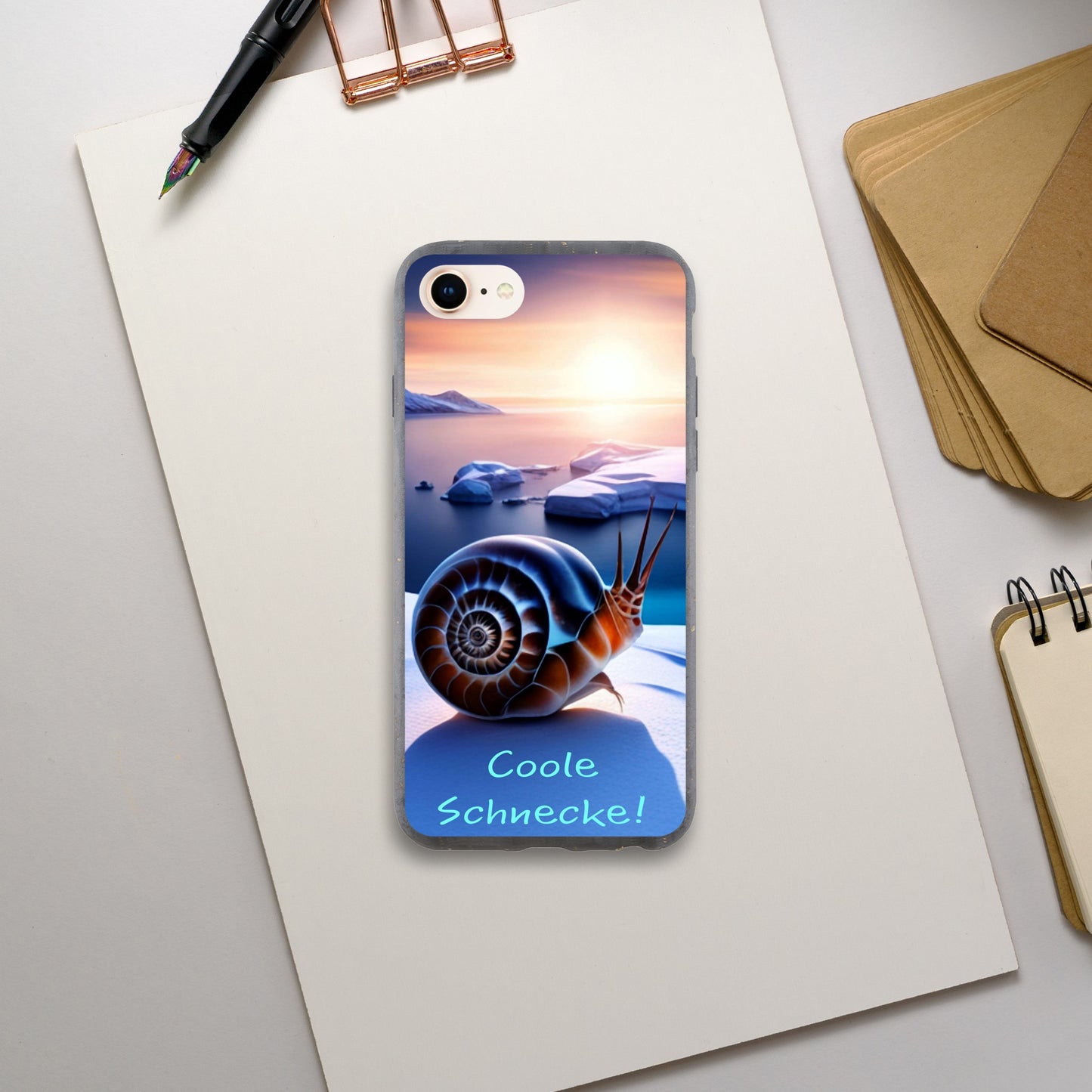 Cool Snail (Brown) - Phone Case