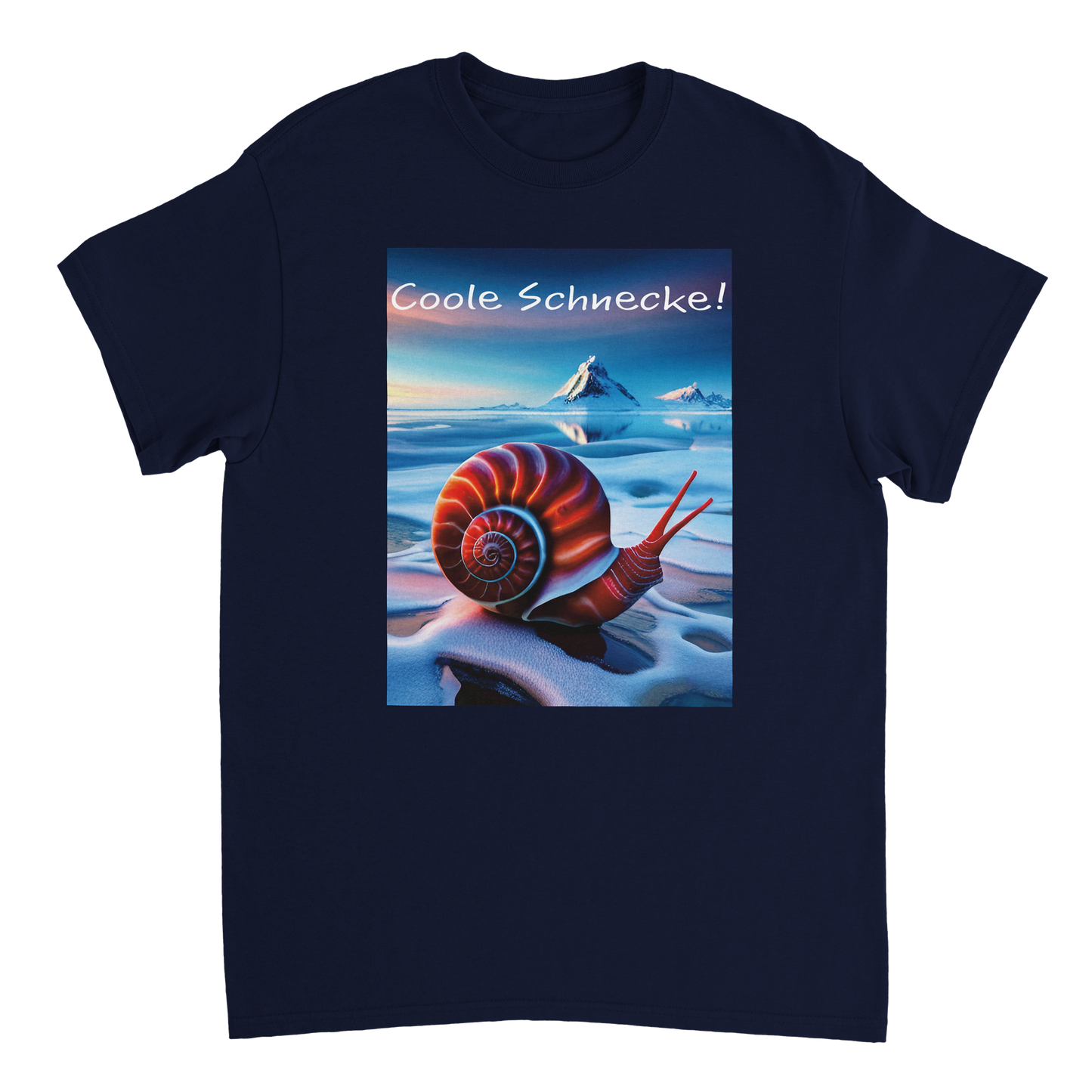 Cool Snail (Red) - T-Shirt (Unisex)