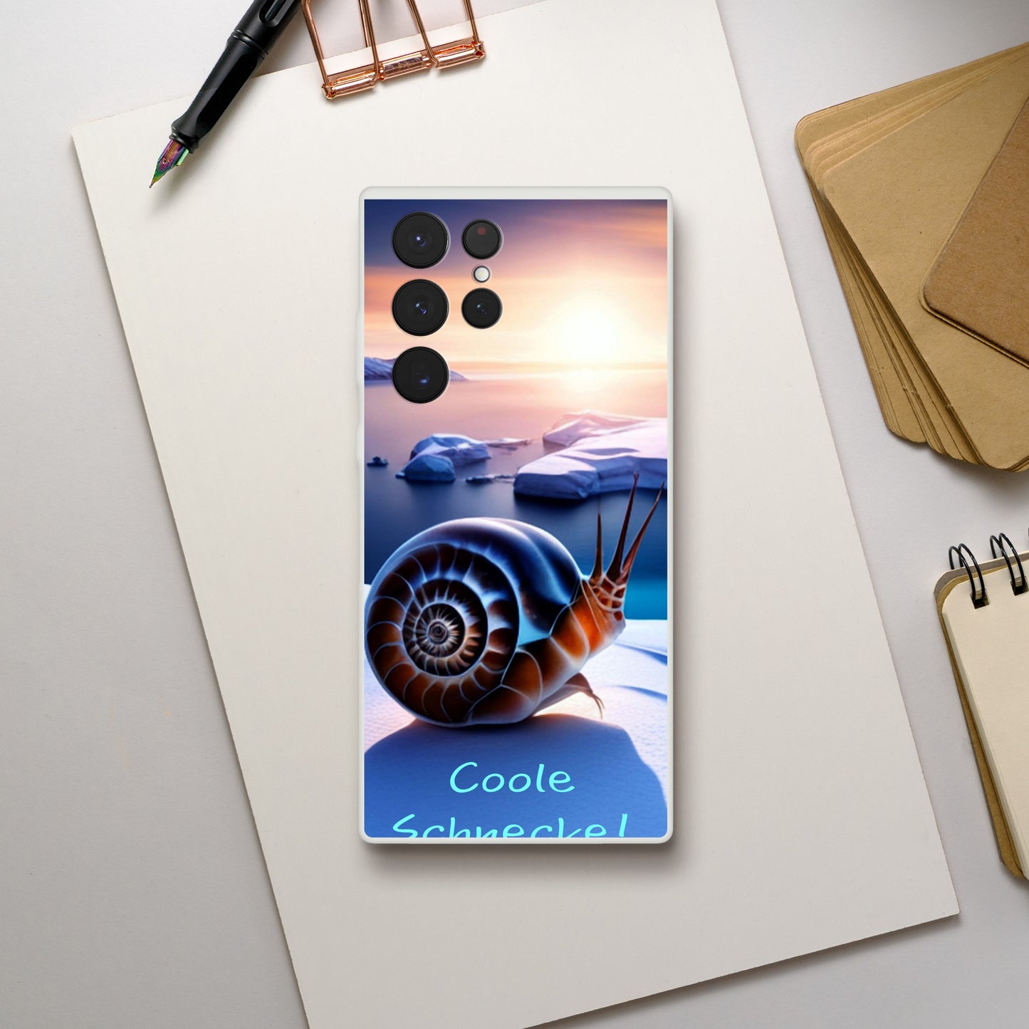 Cool Snail (Brown) - Phone Case