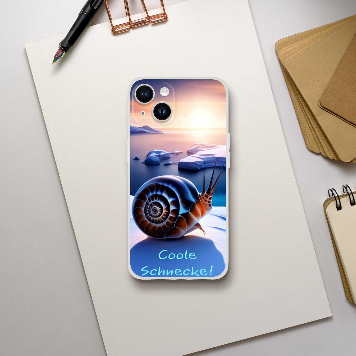 Cool Snail (Brown) - Phone Case