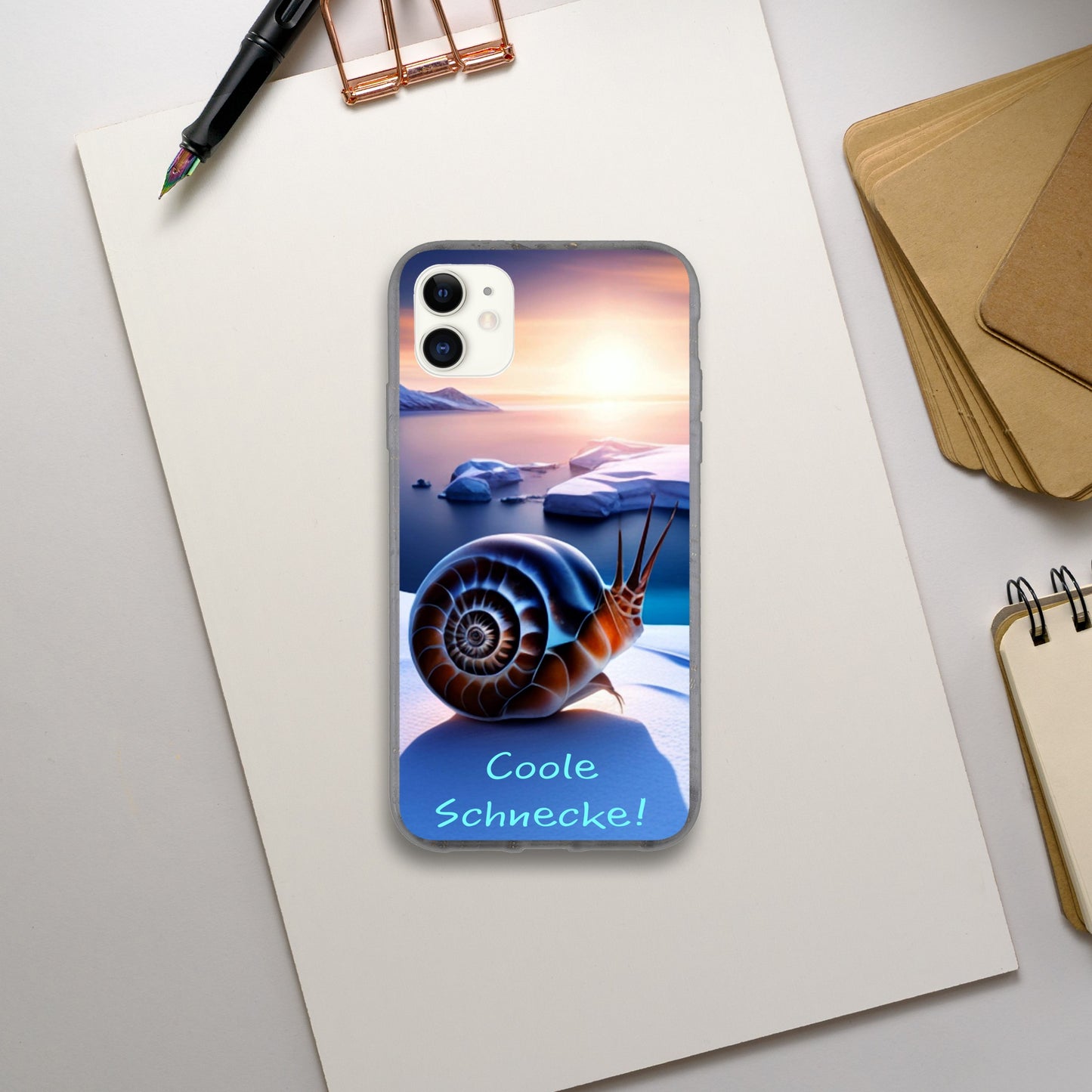 Cool Snail (Brown) - Phone Case