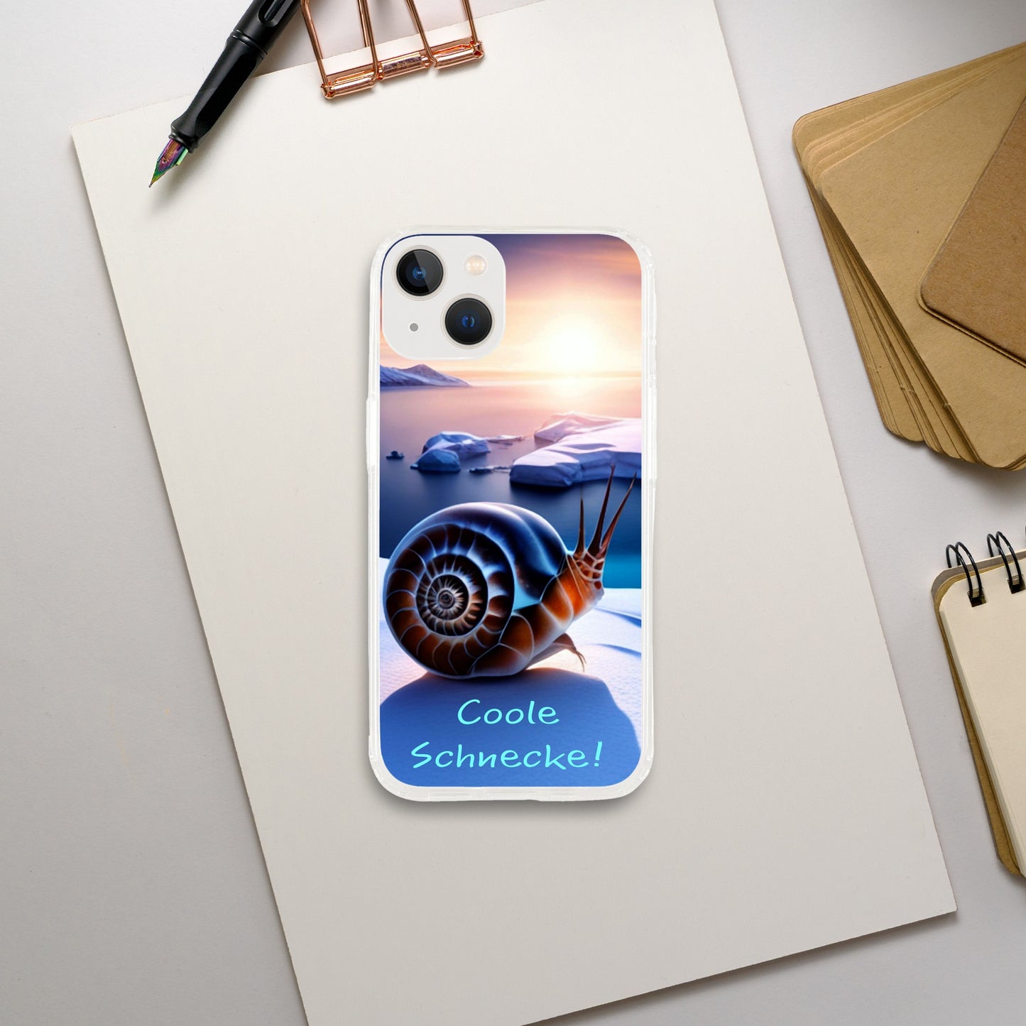Cool Snail (Brown) - Phone Case