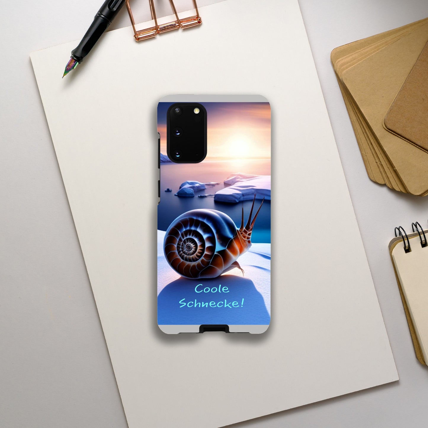 Cool Snail (Brown) - Phone Case