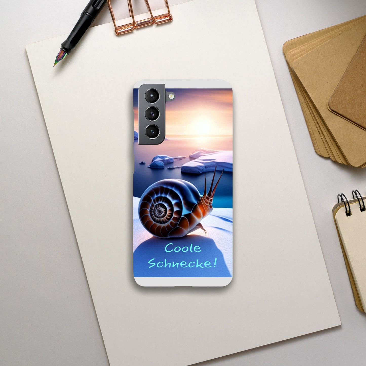 Cool Snail (Brown) - Phone Case