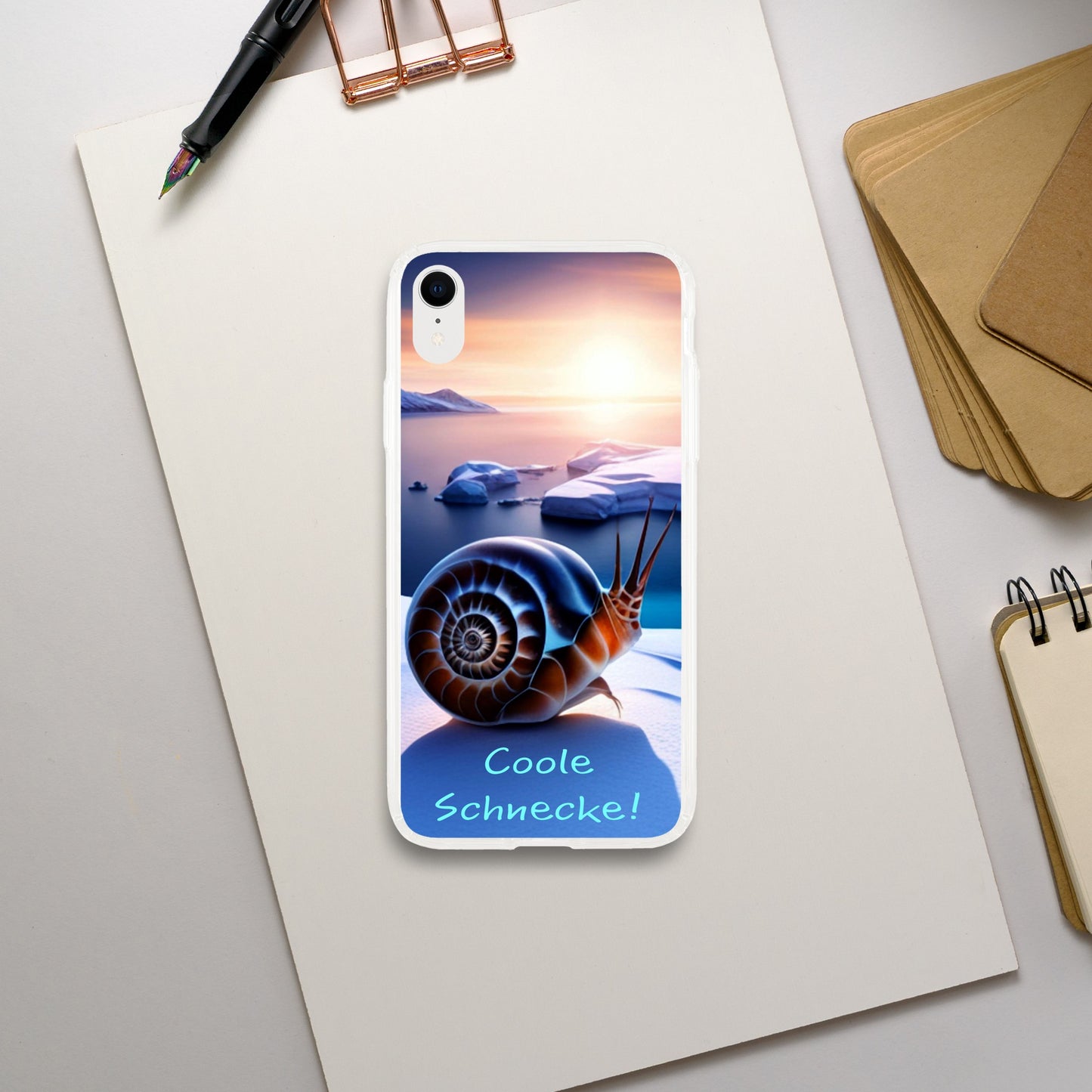 Cool Snail (Brown) - Phone Case