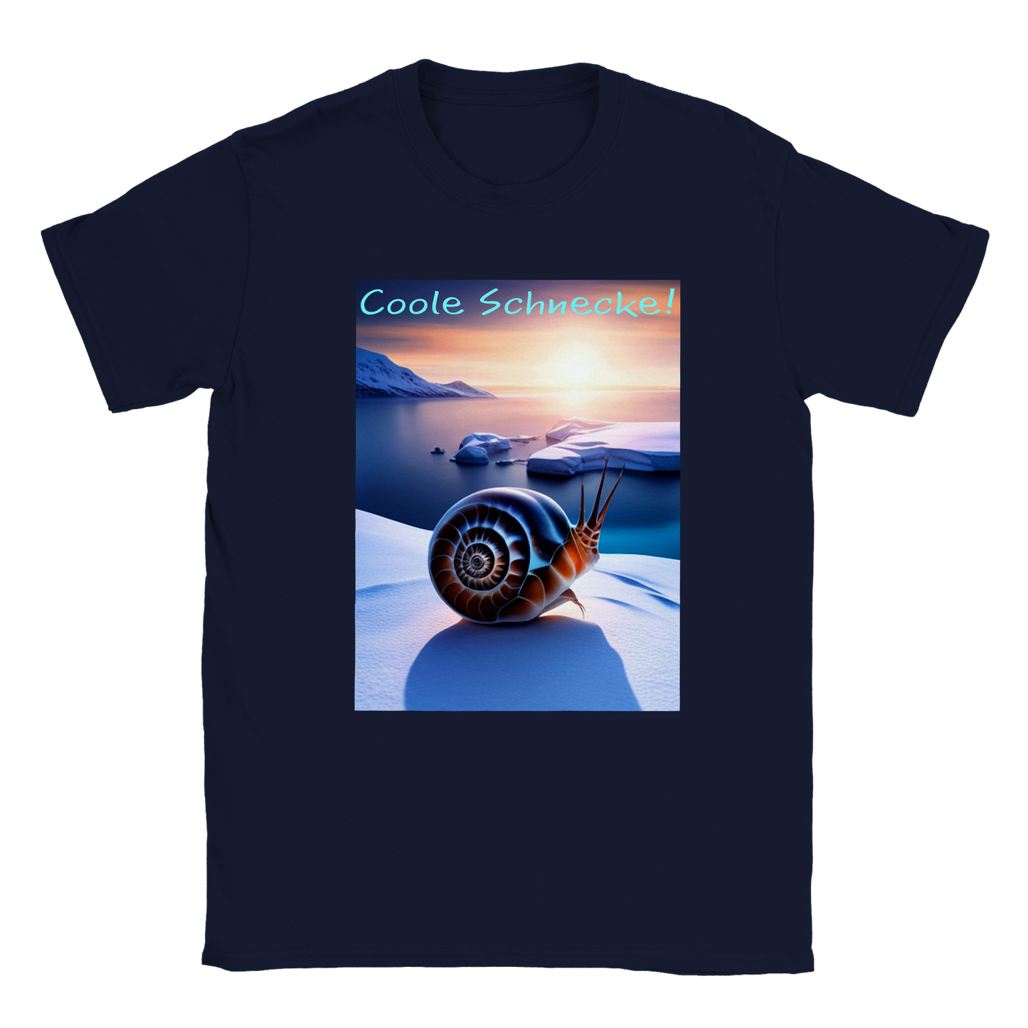 Cool Snail (Brown) - T-shirt (Unisex)