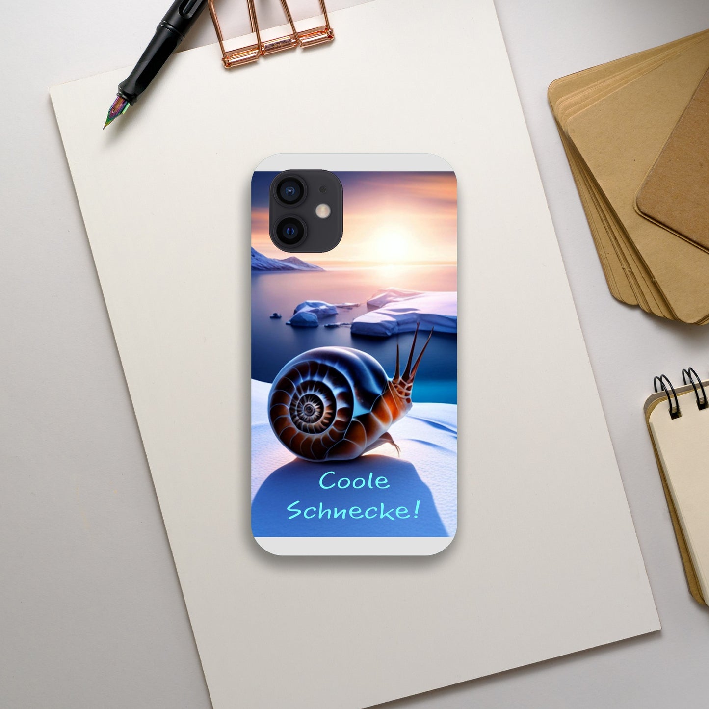Cool Snail (Brown) - Phone Case