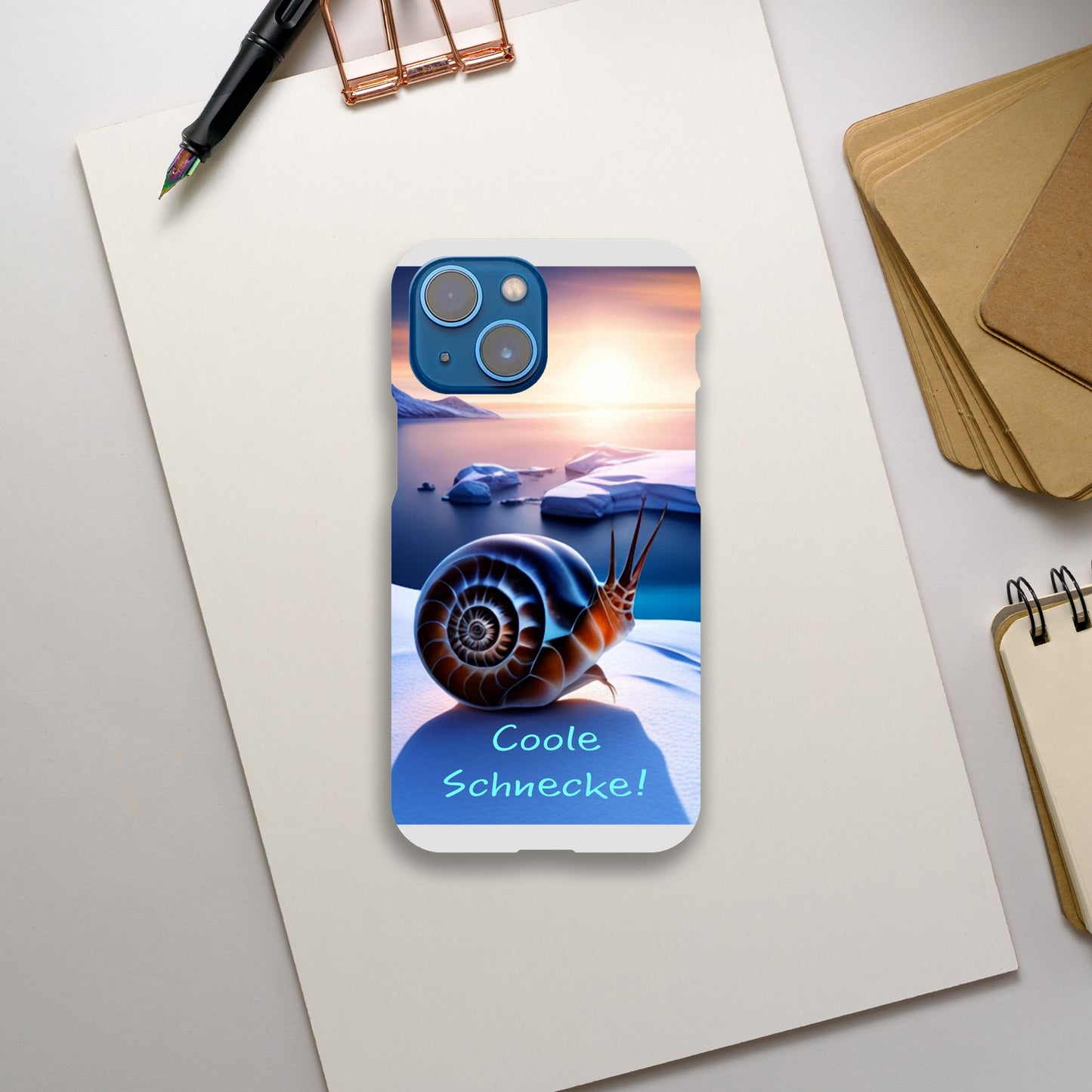 Cool Snail (Brown) - Phone Case