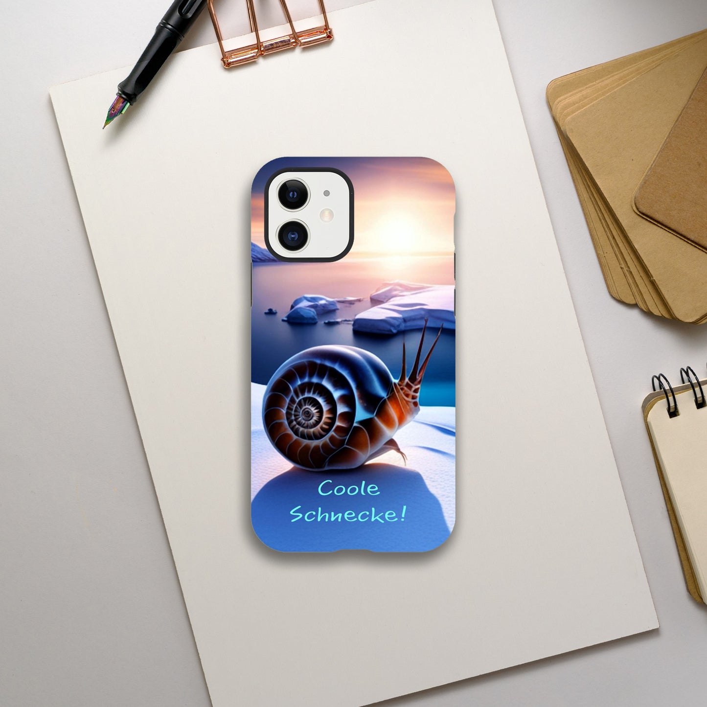 Cool Snail (Brown) - Phone Case