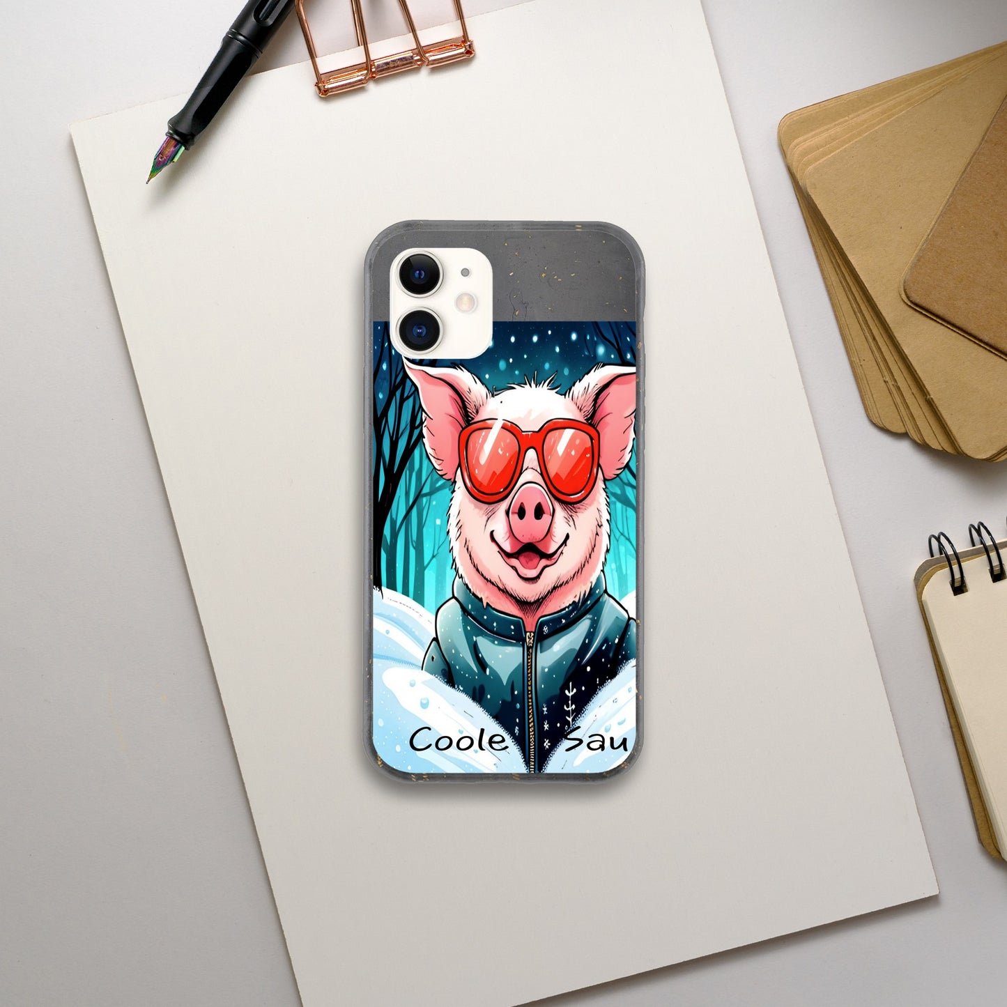 Cool Pig (Red Glasses) - Mobile Phone Cases