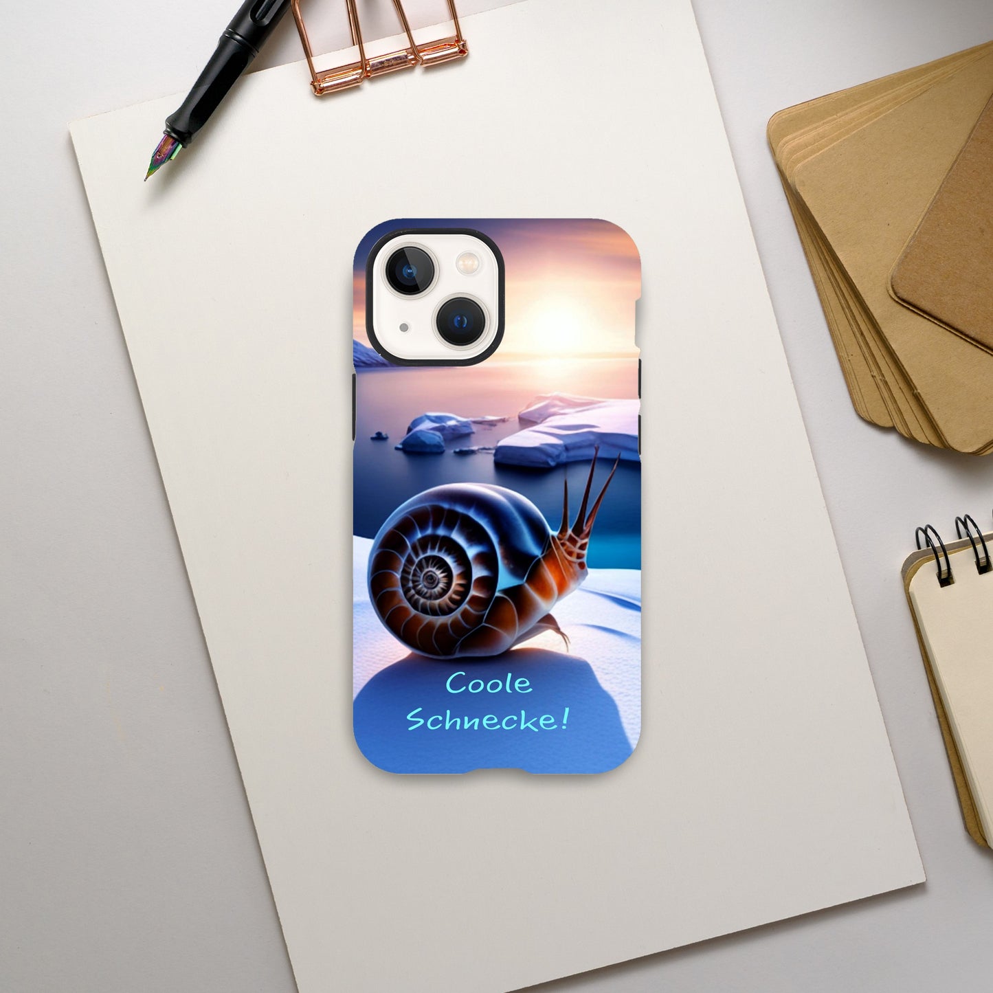 Cool Snail (Brown) - Phone Case