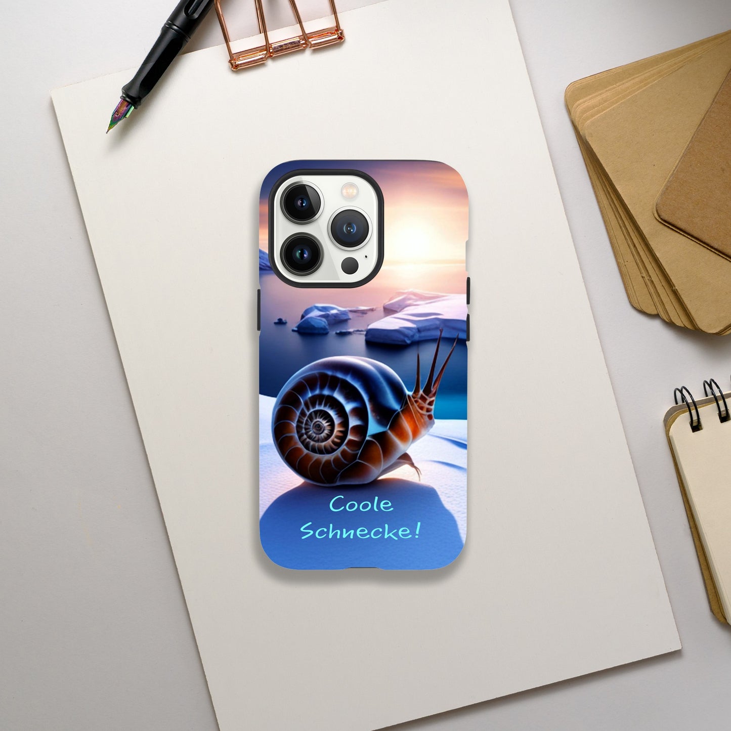 Cool Snail (Brown) - Phone Case