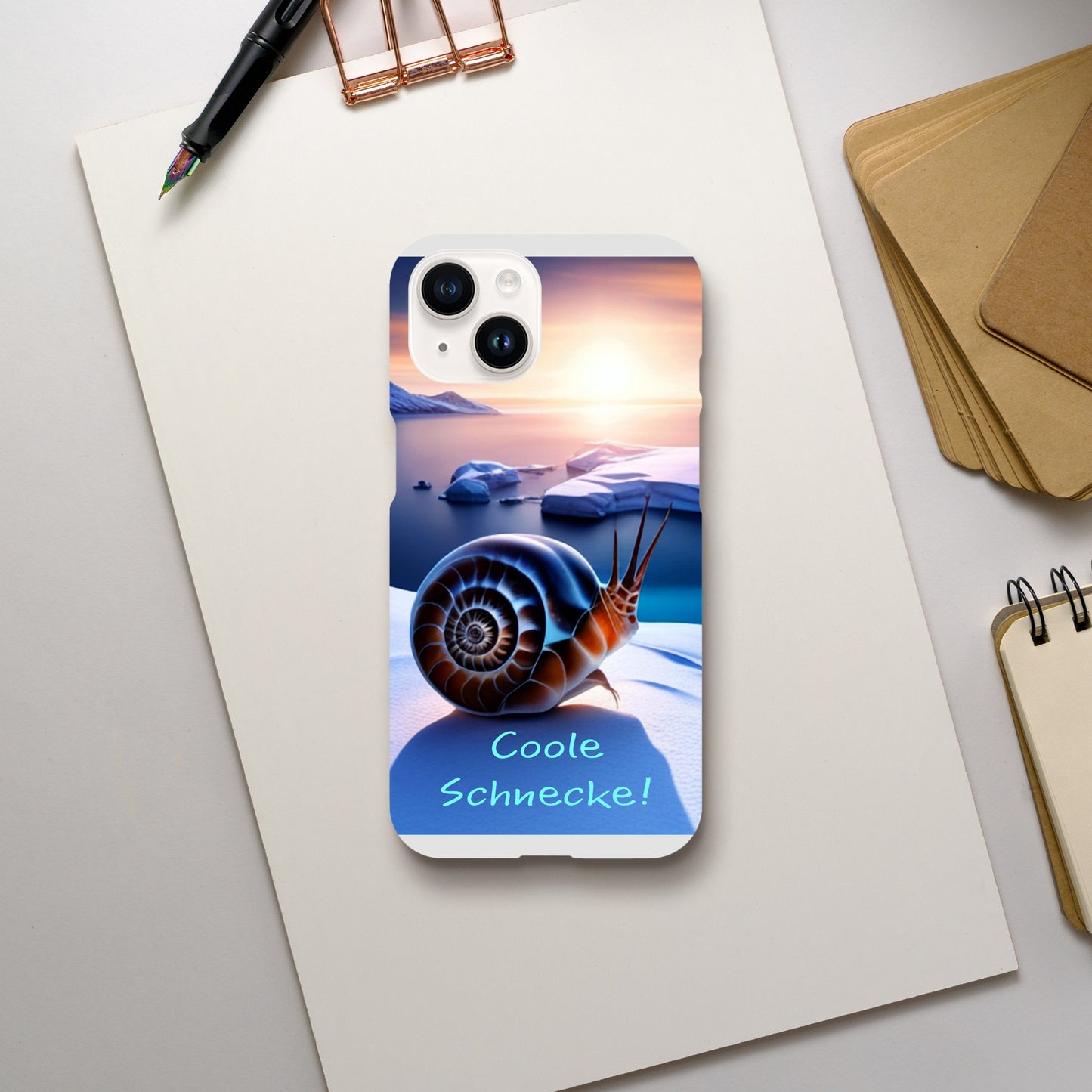 Cool Snail (Brown) - Phone Case