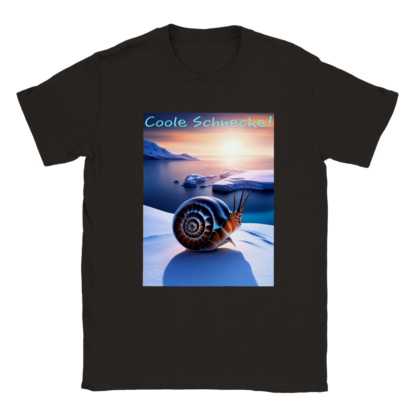Cool Snail (Brown) - T-shirt (Unisex)