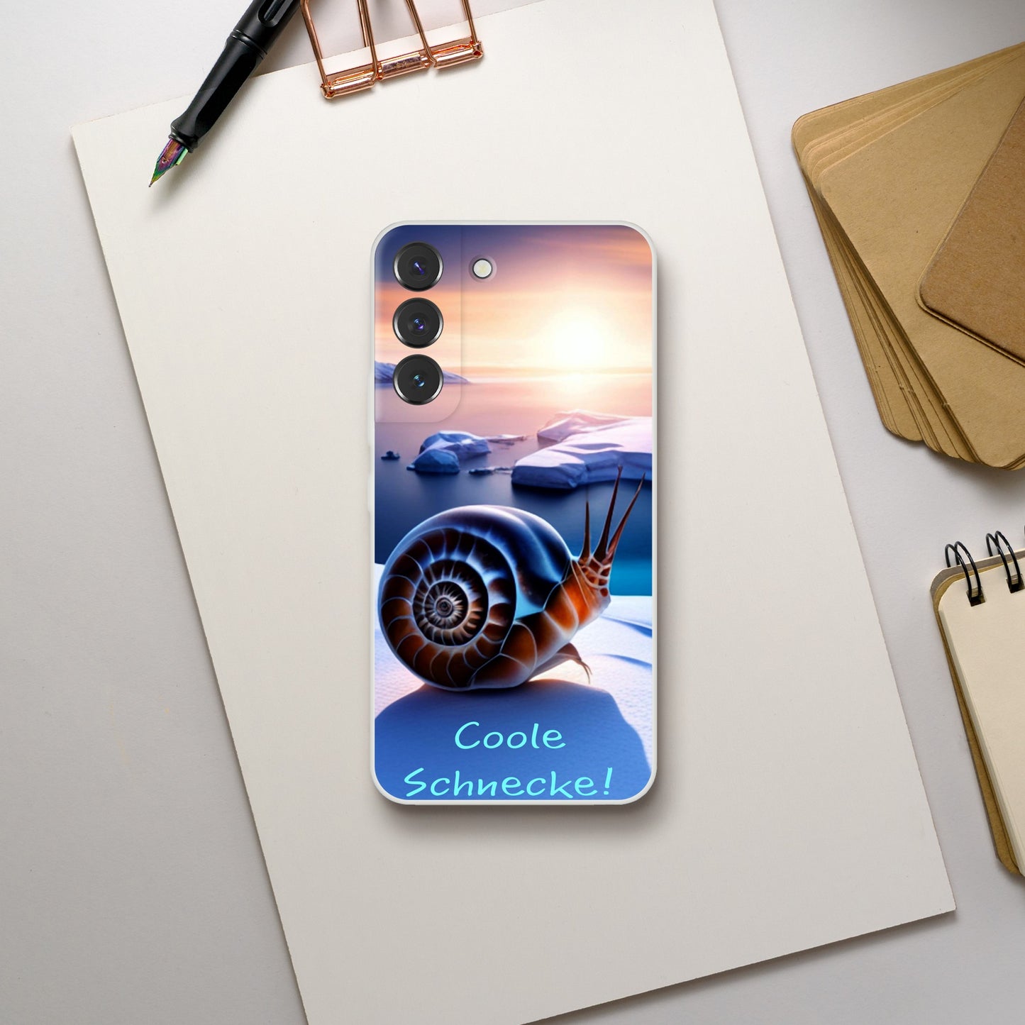 Cool Snail (Brown) - Phone Case
