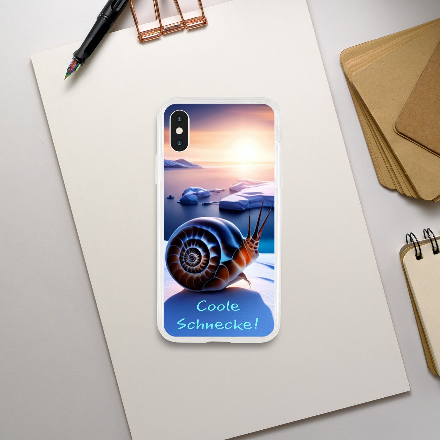 Cool Snail (Brown) - Phone Case