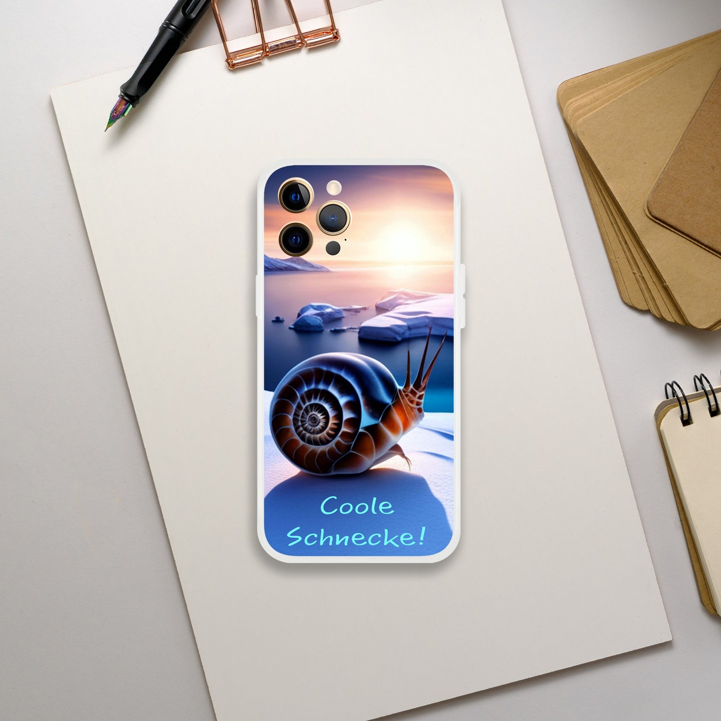 Cool Snail (Brown) - Phone Case