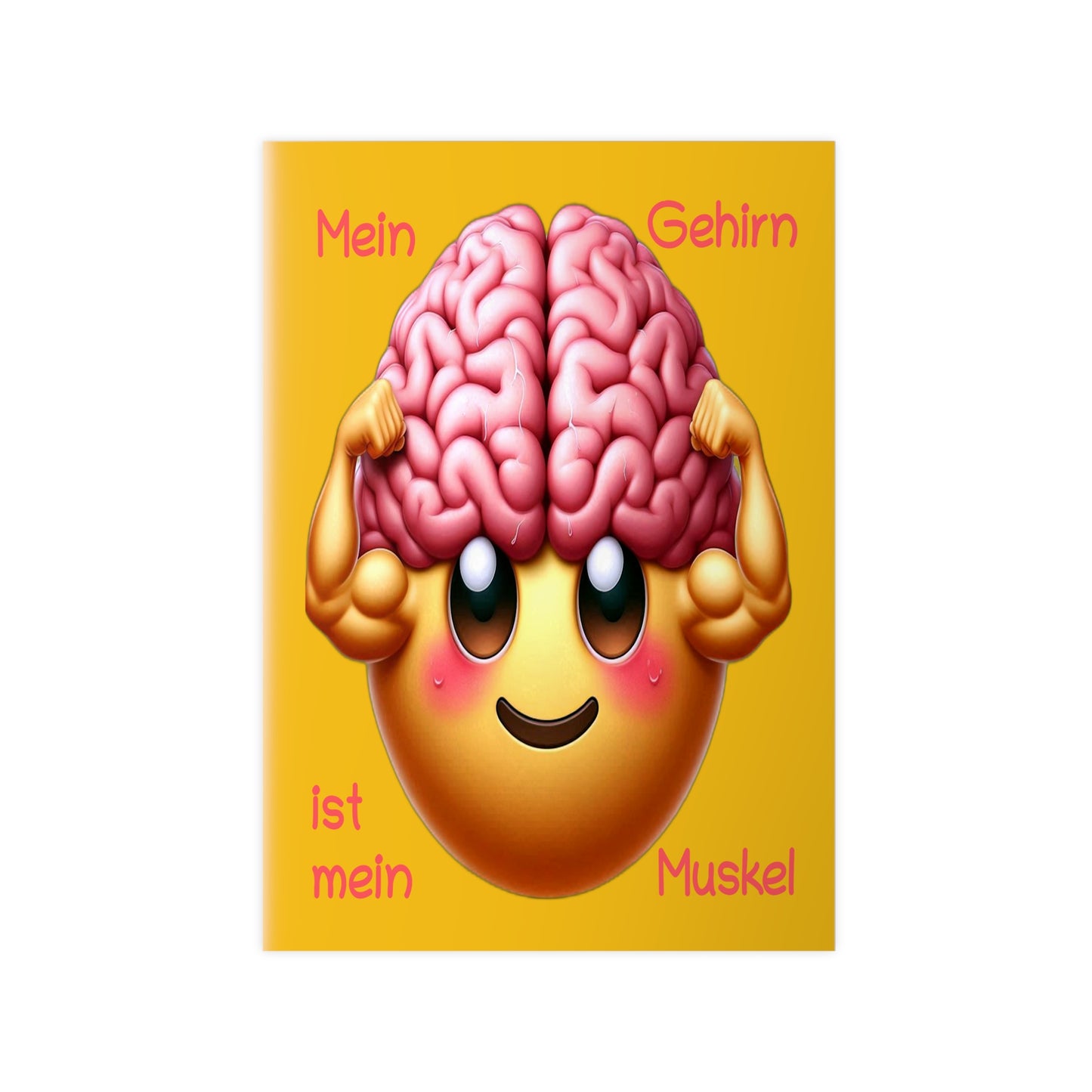 Gehirn = Muskel - Portrait Poster