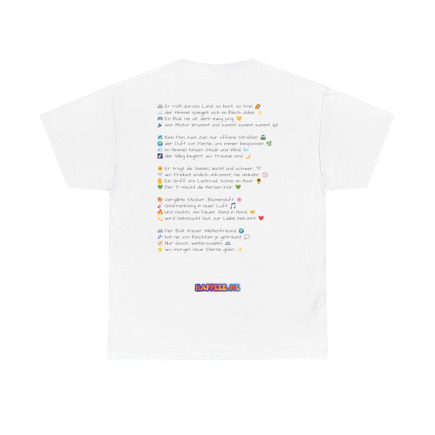 VW Bulli T1 rot - T-Shirt