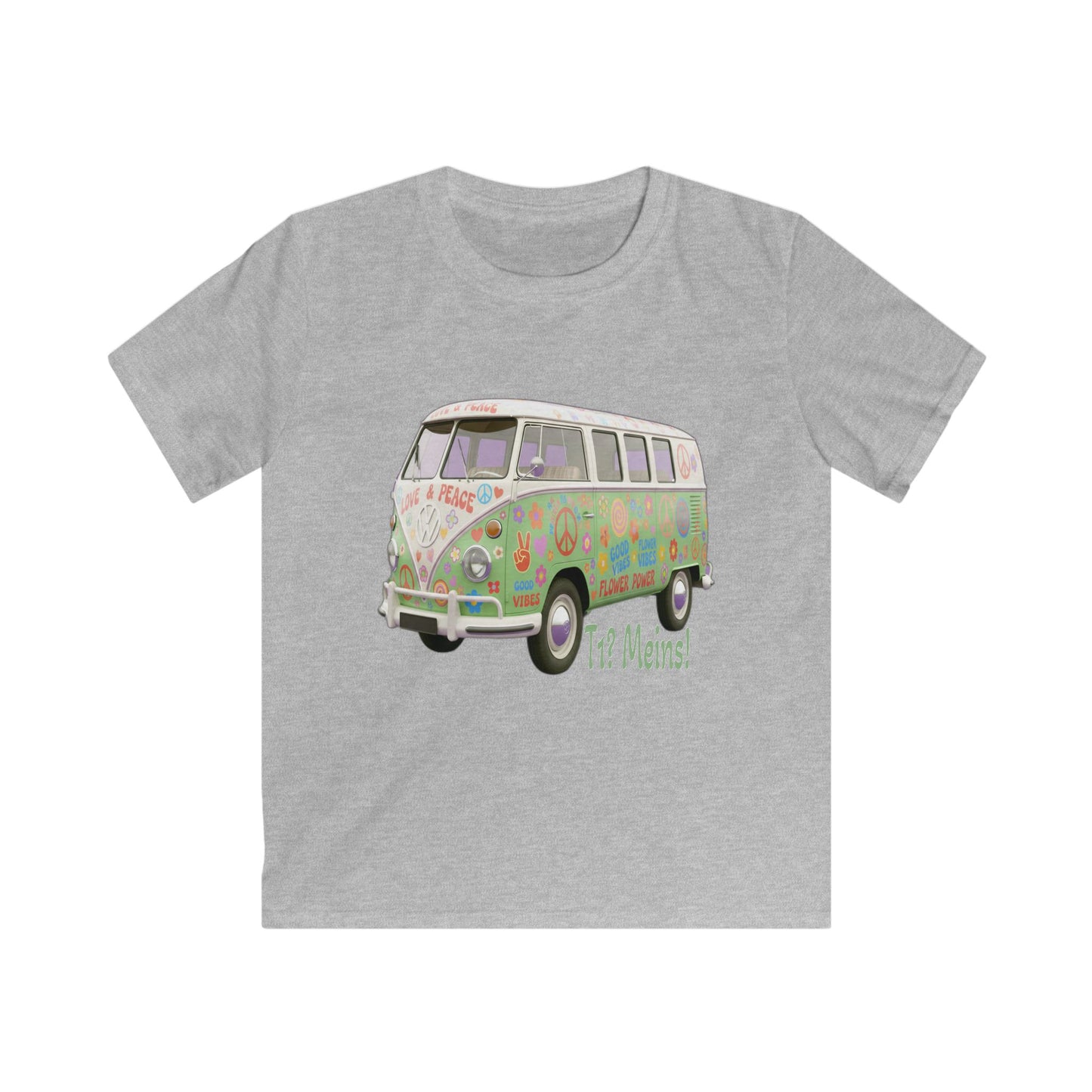 VW Bulli T1 grün - Kids T-Shirt