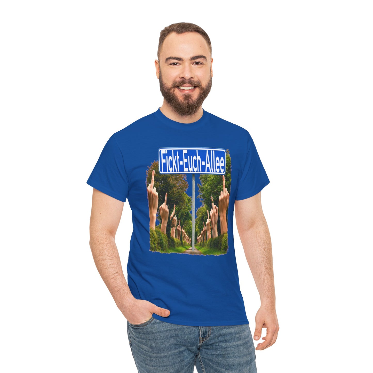 Fickt-Euch-Allee1 mit Rückseite - T-Shirt
