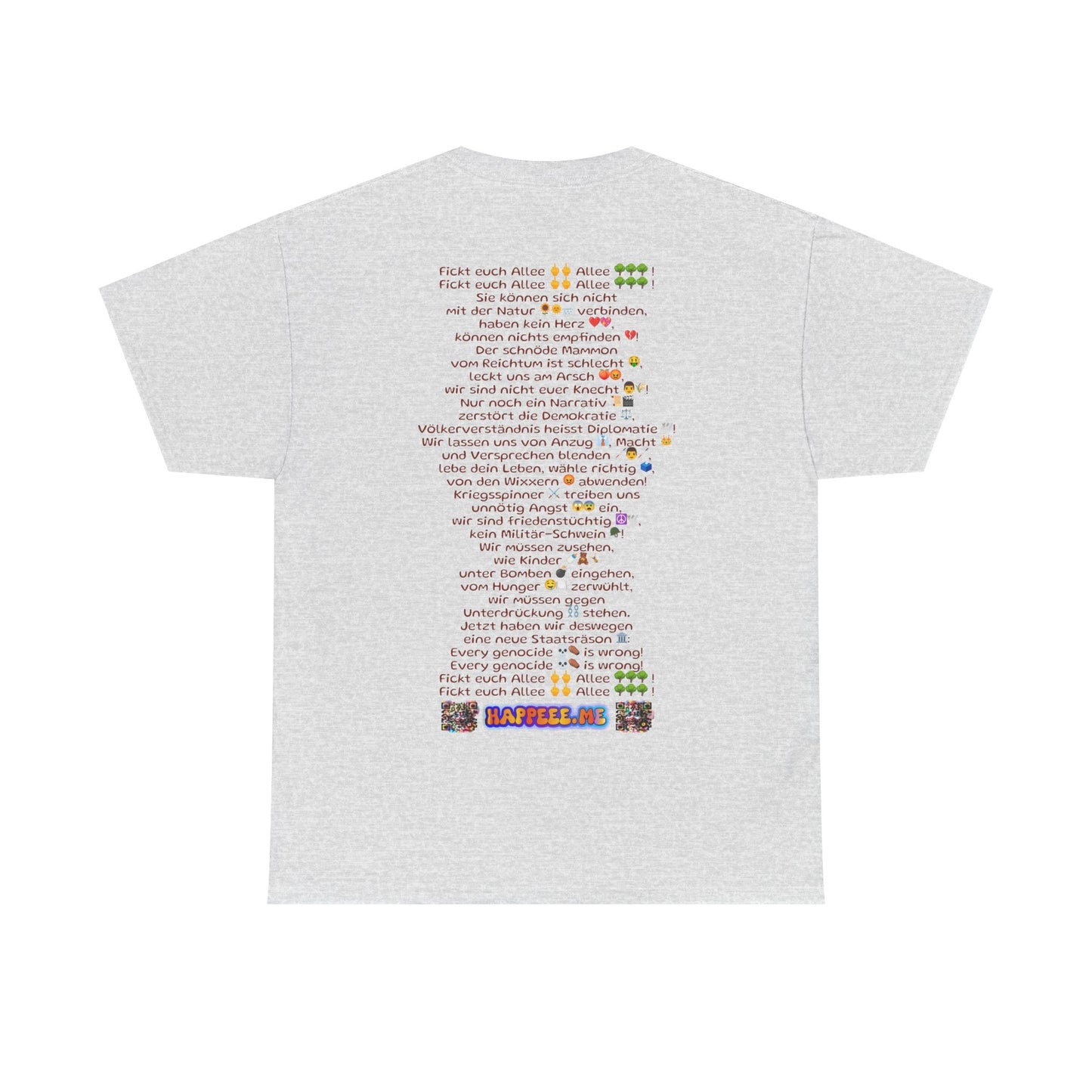 Fickt-Euch-Allee1 mit Rückseite - T-Shirt