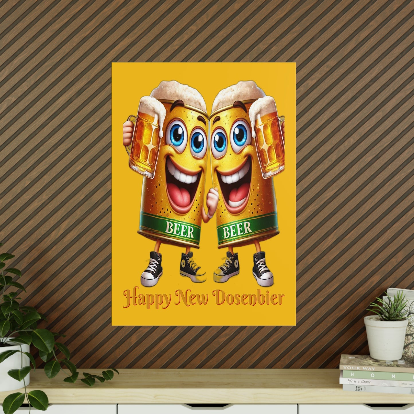 Happy New (Dosen-) Bier - Poster