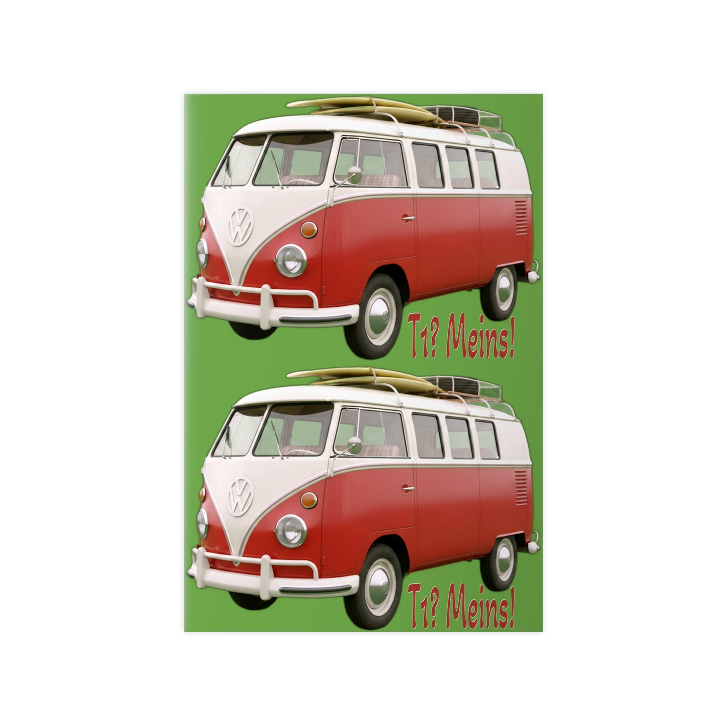 VW Bulli T1 rot - Poster