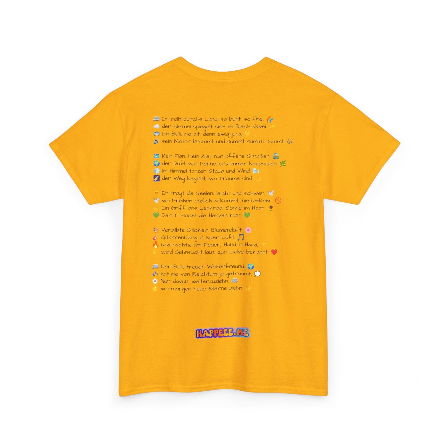 VW Bulli T1 rot - T-Shirt